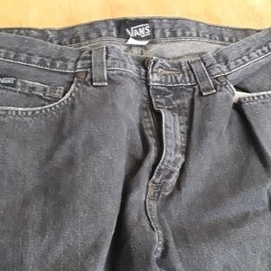 Vans sz 32x34 me s black denim jeans